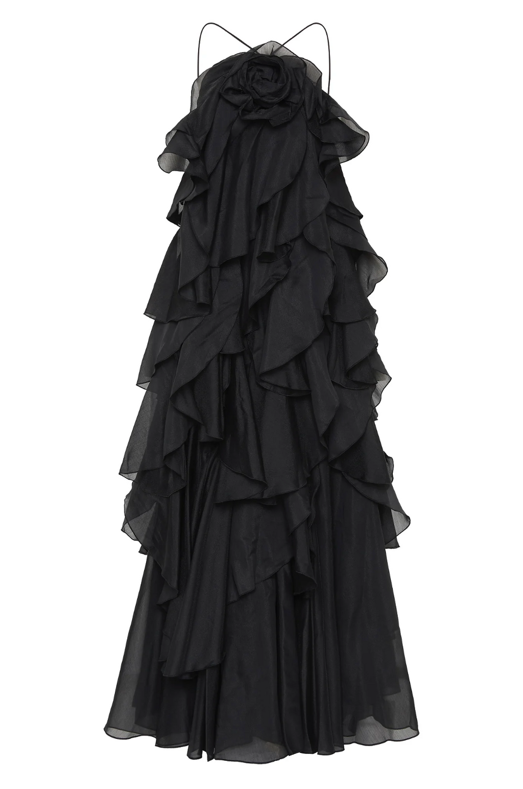 Noelle | Women's Summer Dress With Strapless Neckline And Layered Ruffles | Elegant