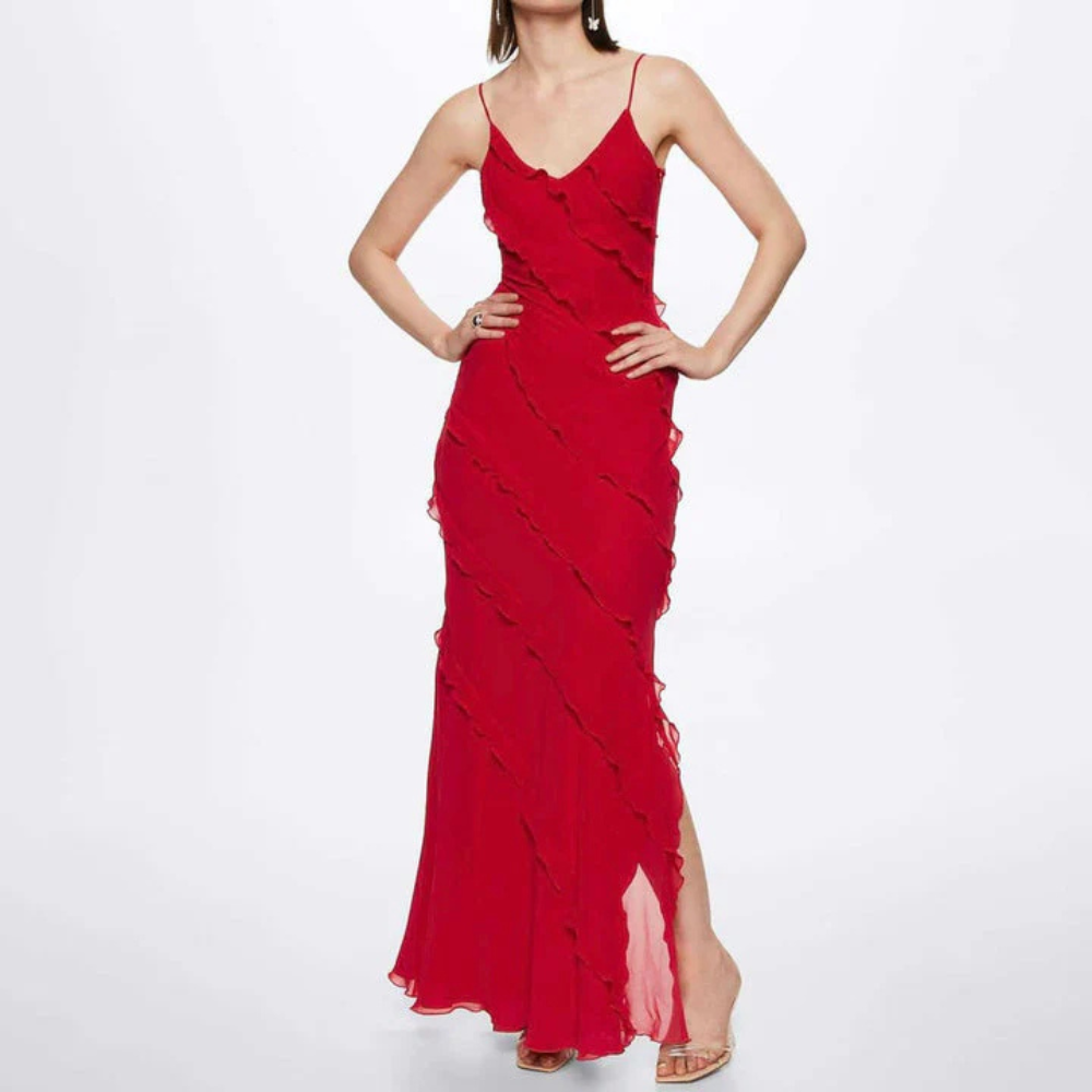 Susana | Women’s Graduation Dress With Ruffle Layers | Elegant