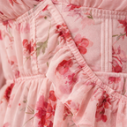 Zaria | Women's Floral Dress With Sleeveless Design And Front Slit | Elegant